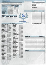 Ulkarr Character Sheet