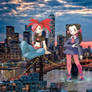 Giantess Flannery and Roxanne