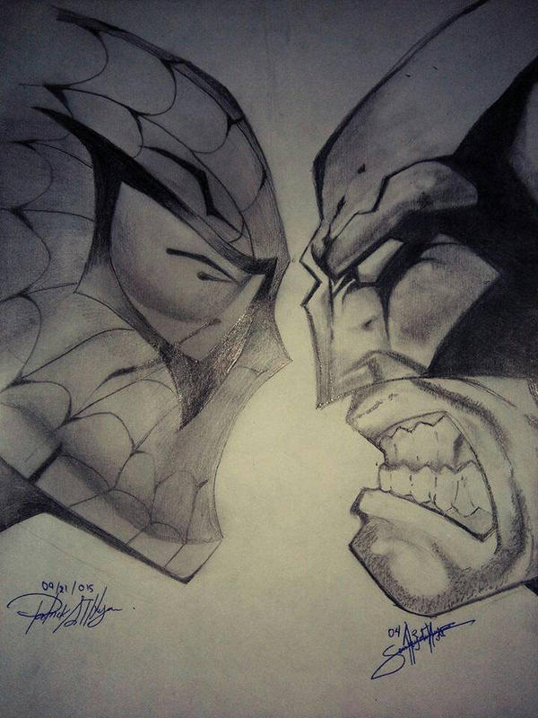 Spiderman and Wolverine