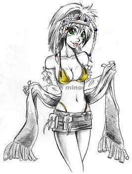 FFx2 Rikku and her Scarf