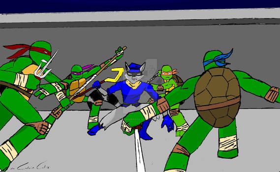 Sly Cooper Meets The Teenage Mutant Ninja Turtles