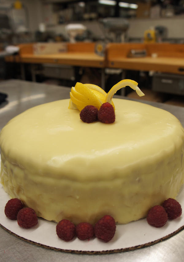 Raspberry Lemon Torte