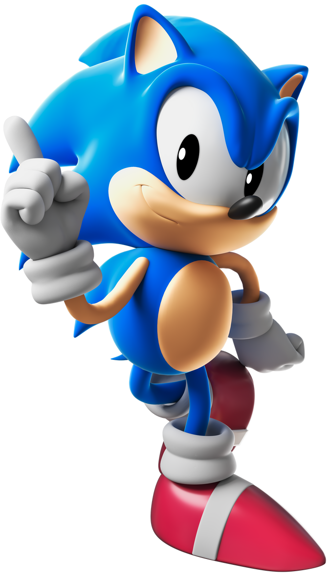 Classic sonic render by KolnzBerserK on DeviantArt