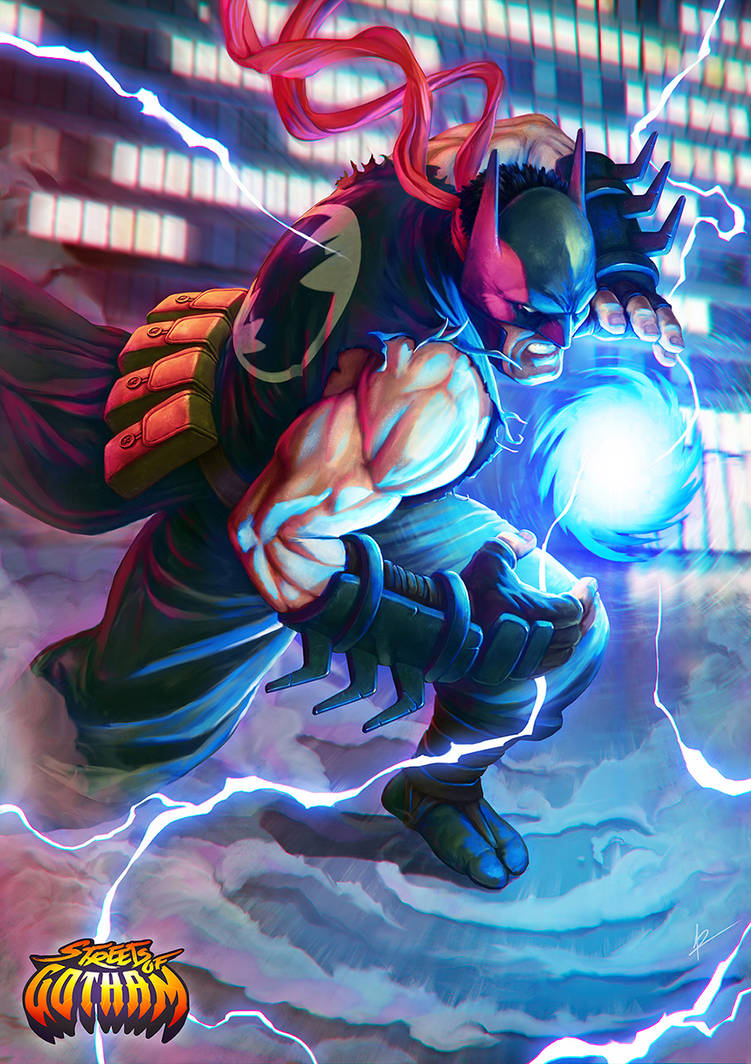 Streets of Gotham: Ryu / Batman by ivan-reber on DeviantArt