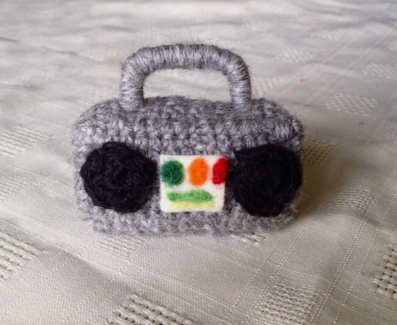 Crocheted Boombox