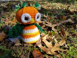 Amigurumi Crochet Pumpkin Owl