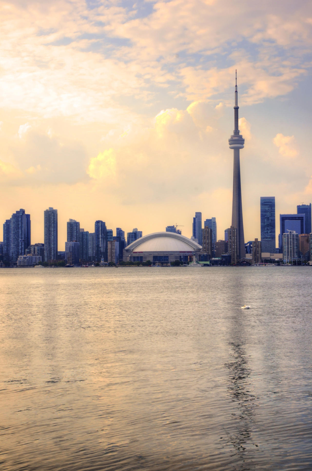 Toronto from the olympic island