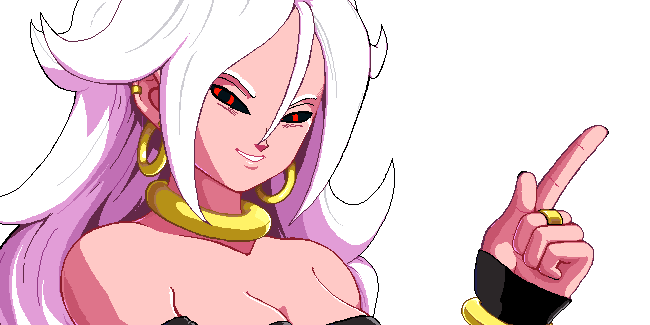 Android 21: Finger Wag Animation
