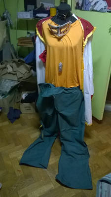 Yuya's cosplay in process