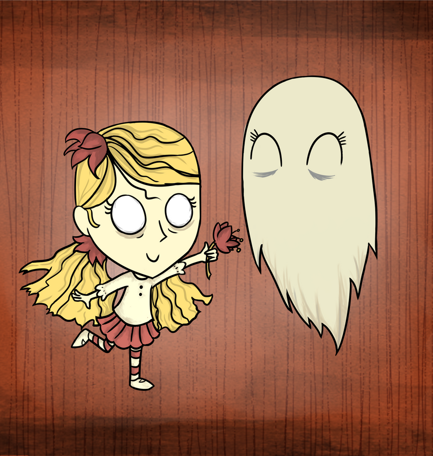 (Wendy and Abigail) Don't Starve: Reunited by squiddu on DeviantArt.