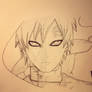 Gaara Of The Sand - Drawing