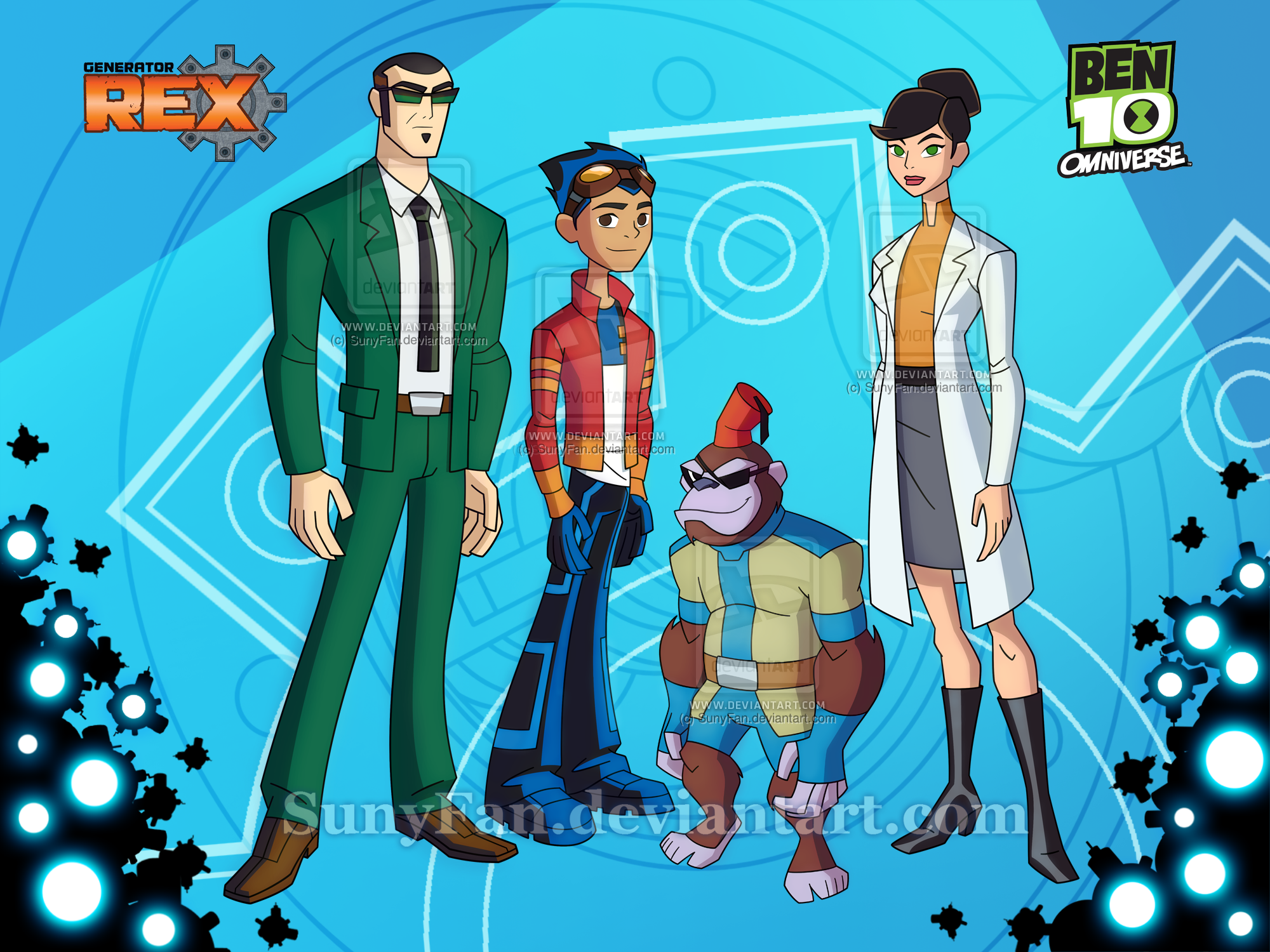 Ben 10 and Generator Rex on Deviantart