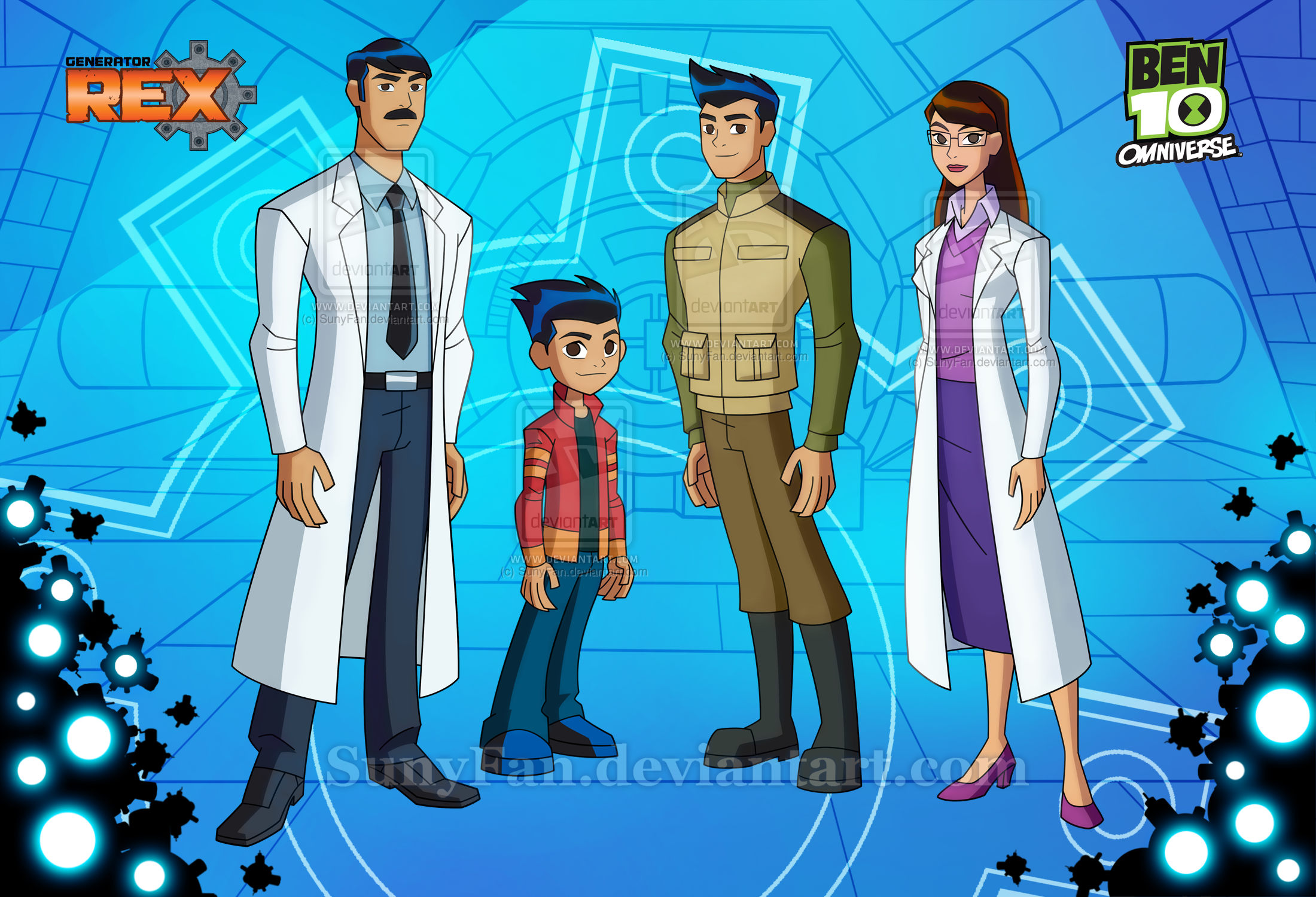 Ben 10 and Generator Rex on Deviantart