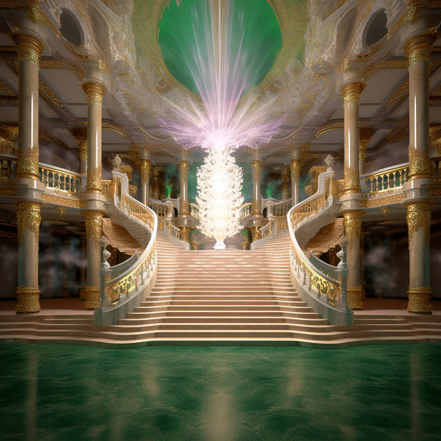Marble Castle Fracoris A magnificent marble castle hall with a v by Fracoris on ...