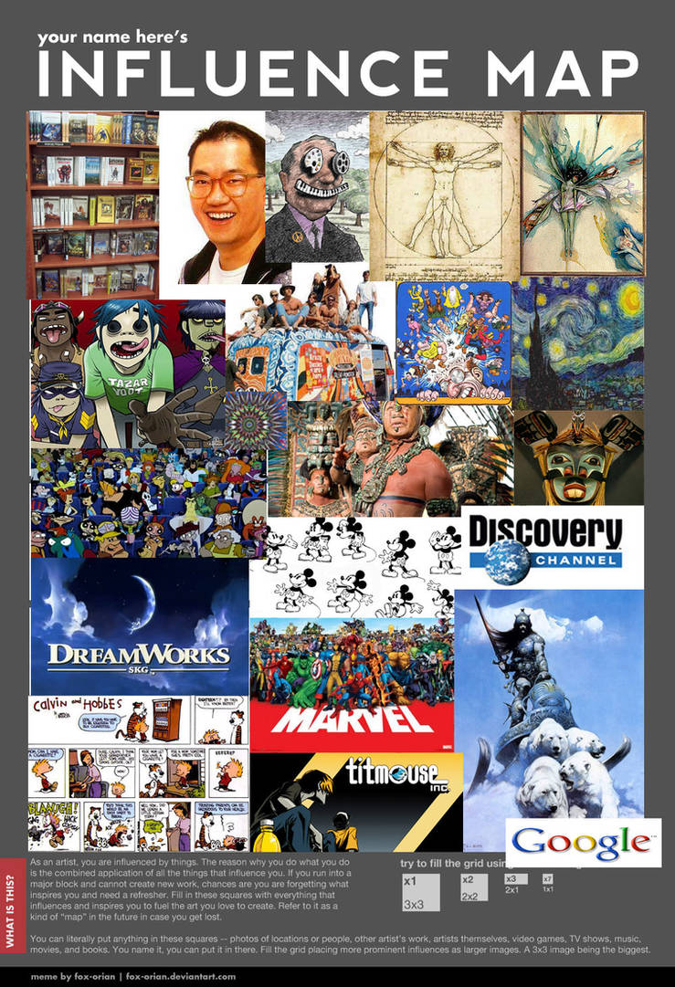 influence map by MaraPosa on DeviantArt