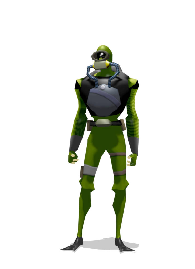 Evil Genius Render - Agent Frogman 1 by alienfinderx on DeviantArt
