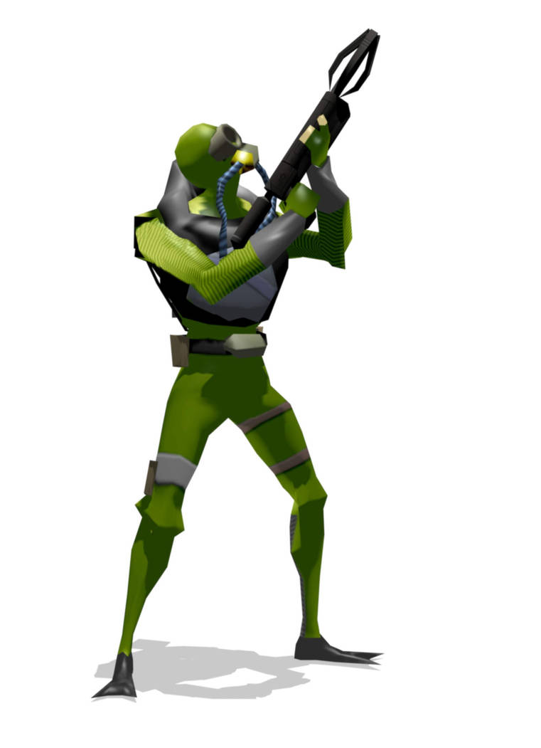 Evil Genius Render - Agent Frogman 2 by alienfinderx on DeviantArt