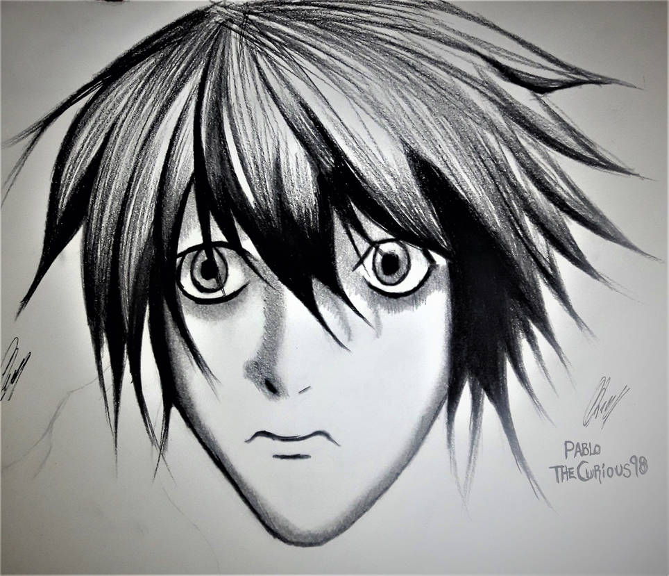 Deviantart La Note L . Death Note by PabloTheCurious98 on DeviantArt