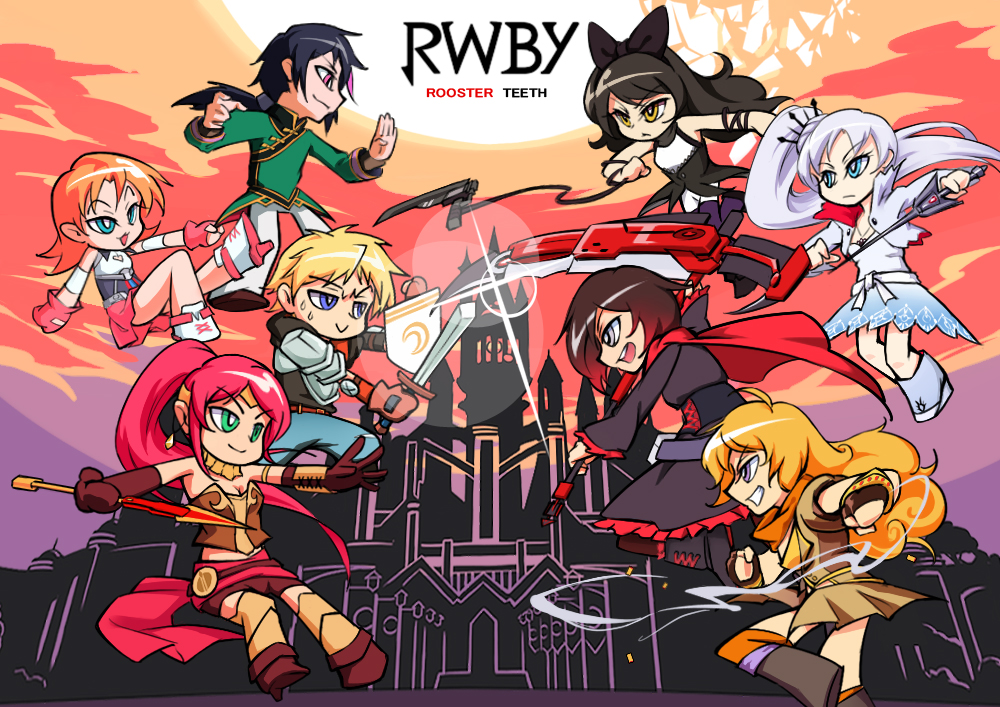 Let's Fight    RWBY vs JNPR