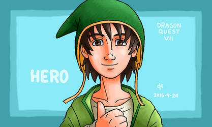 Dragon Quest, Hero by Cesar-Hernandez