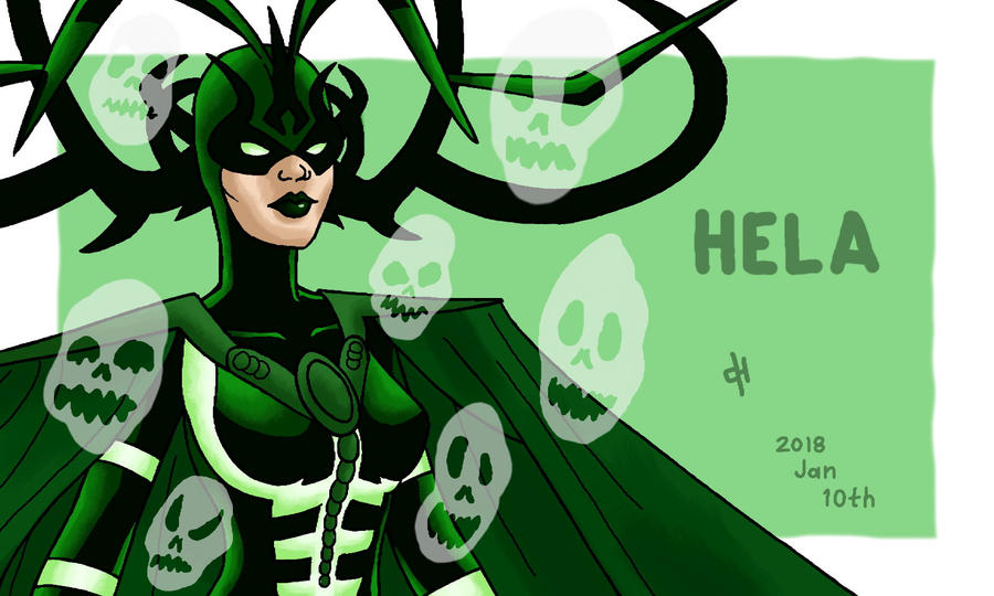Marvel, Hela by Cesar-Hernandez on DeviantArt