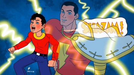 Billy Batson and Captain Marvel