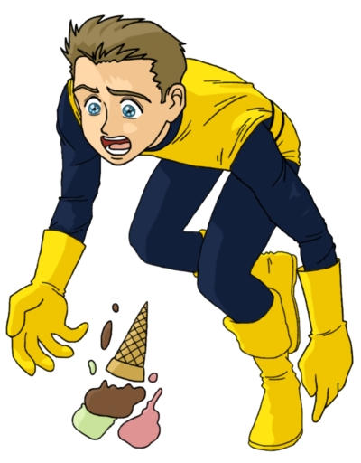 Ice Man Drop Iceman dropping his food by Cesar-Hernandez on DeviantArt