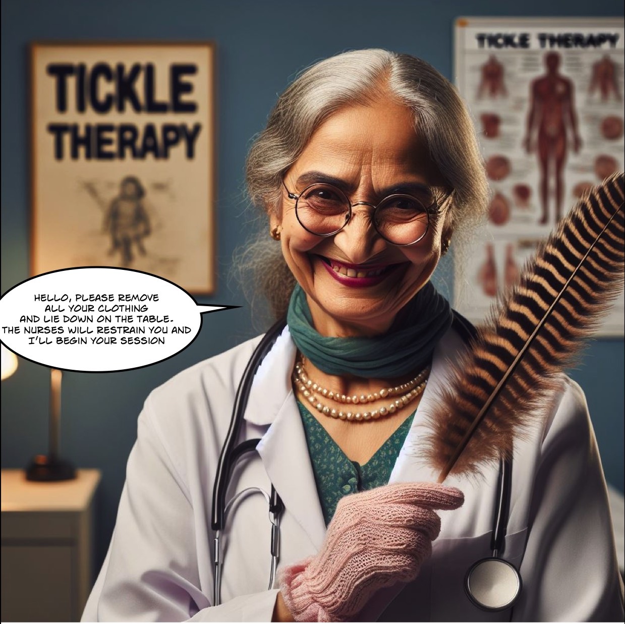 AI - Tickle Therapy by ticklefeather007 on DeviantArt
