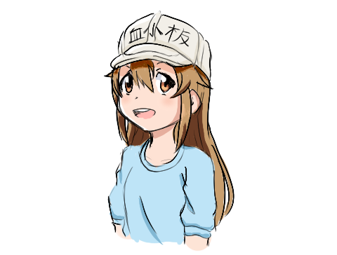 platelet chan Hataraku Saibou #1 by nicobicho on DeviantArt