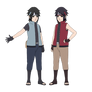 OCs: New Genration Uchiha Twins