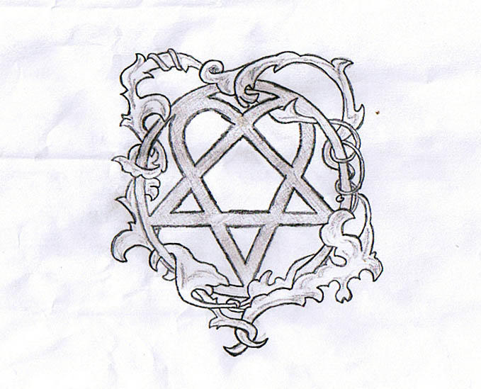 heartagram design by ourheavenlyrapture on DeviantArt