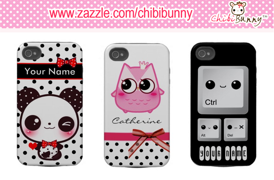 Personalized kawaii Iphone 4/4s cases