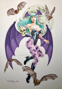 Darkstalkers Morrigan fanart