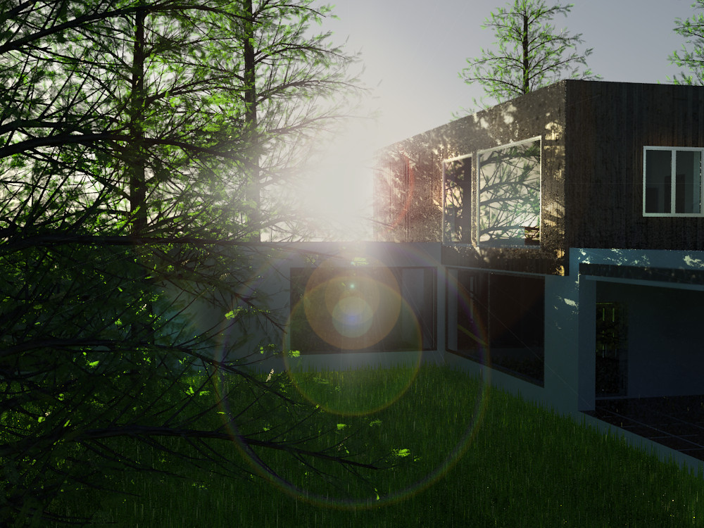 Modern house visual 3d version 3