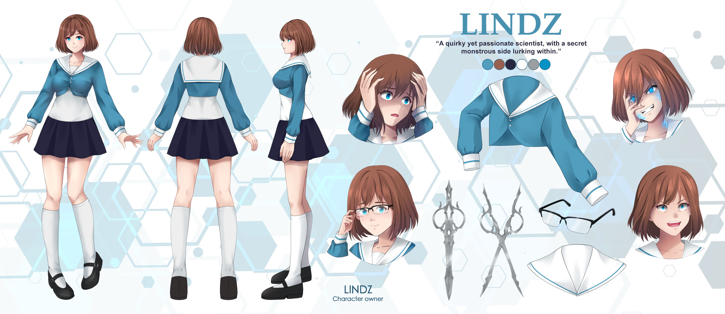 Lindz Official Character Reference Sheet by LindzVA on DeviantArt