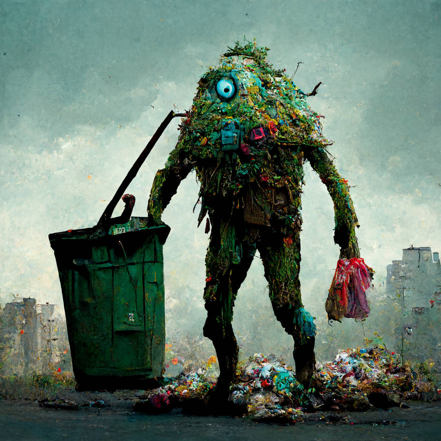Devil Garbage garbage monster by Moribato on DeviantArt