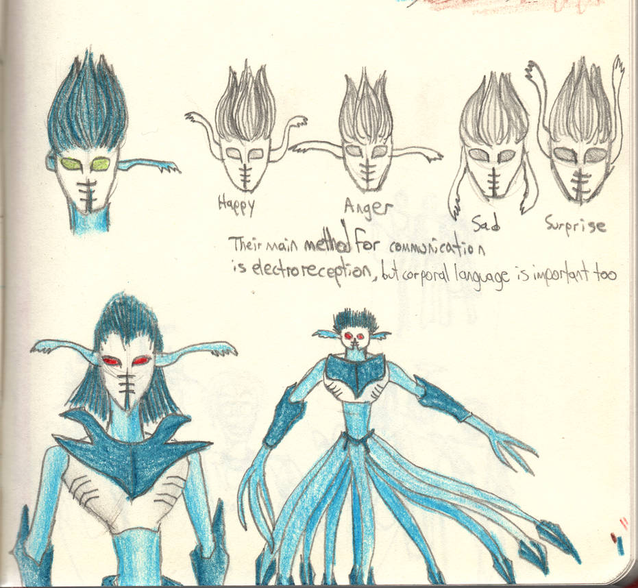 Alien design sketches PT2 by REfra1004Productions on DeviantArt
