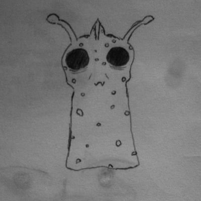 Some weird alien-like monster by RinAikishida on DeviantArt