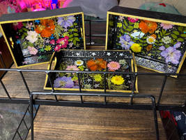 Trays (real flowers )