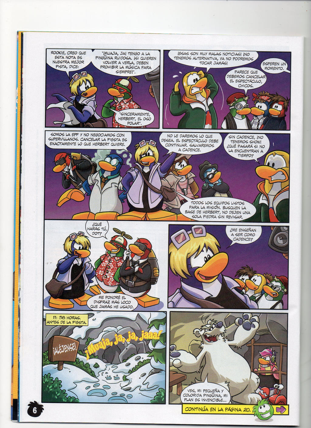Doble diva (Club Penguin comic espanol) p3 by napo1 on DeviantArt