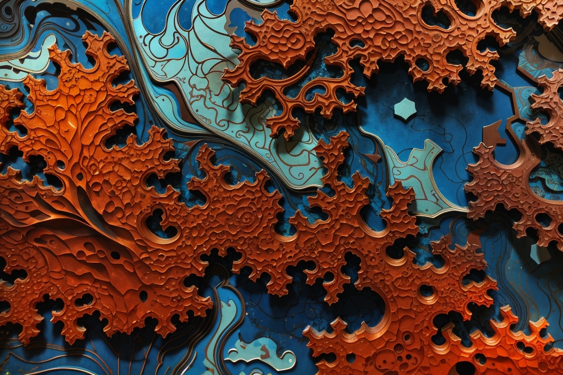 Rusty Fractal Map 7 by JamesOrrAI on DeviantArt