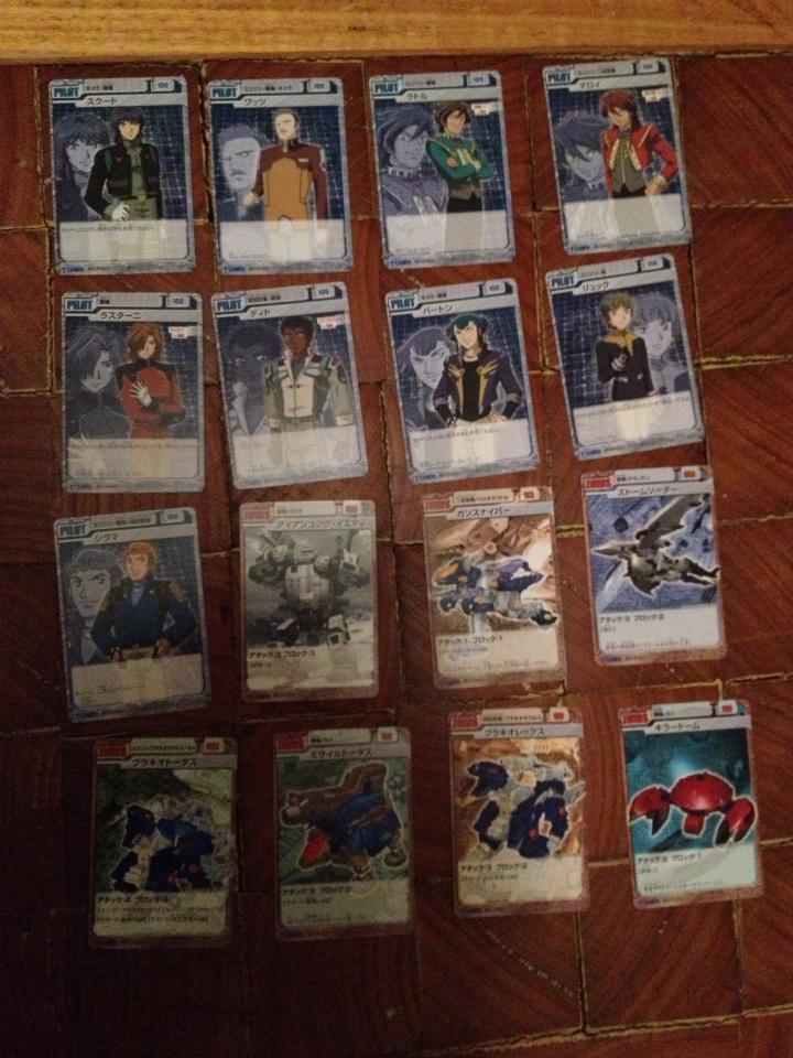 Lot of Zoids cards