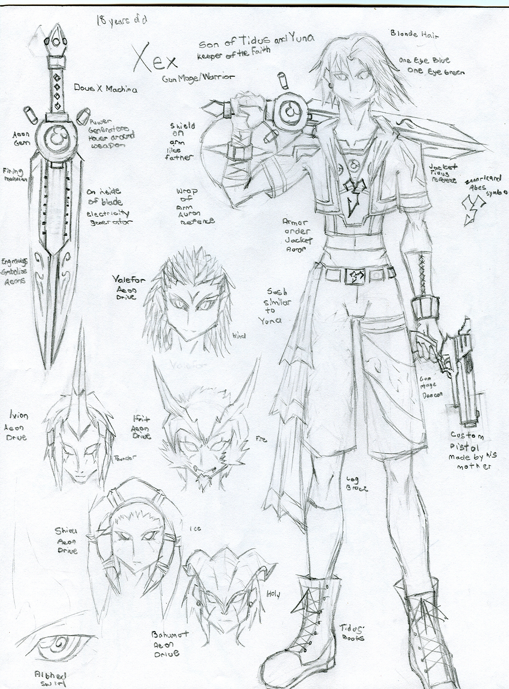 FFX-Xex Character Sheet