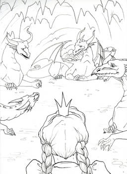 Enchanted Forest lineart2