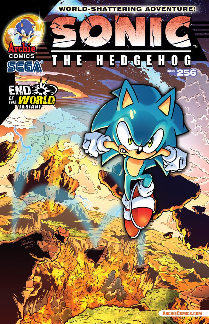 Sonic #256 Variant Cover C