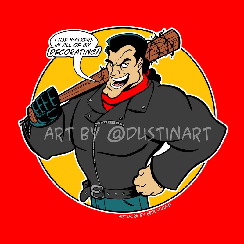 Gaston Negan mashup T-shirts!