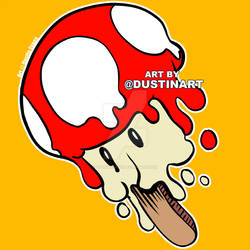 BIG melty Mario Mushroom