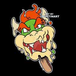 Melty Bowser Popsicle