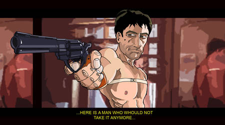 Taxi driver, De Niro.