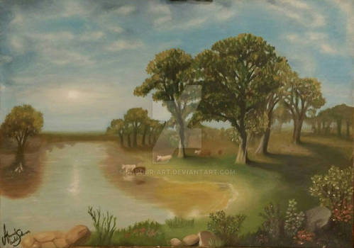 landscape oil painting